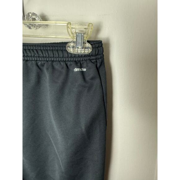 Adidas Climalite Gray Logo Straigh Leg Track Pants Soccer Pants Youth Kids MED - Picture 5 of 9